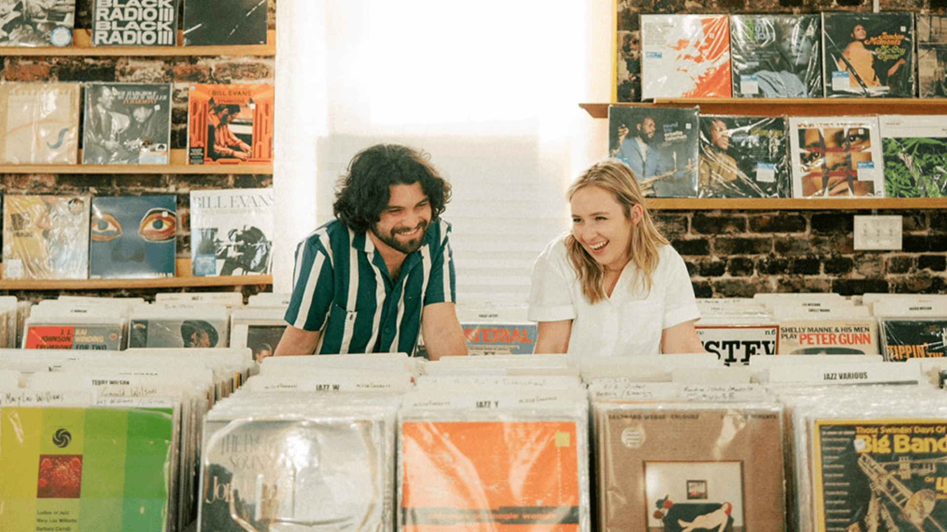 Record Shop Engagement Session || Mackenzie + Dom